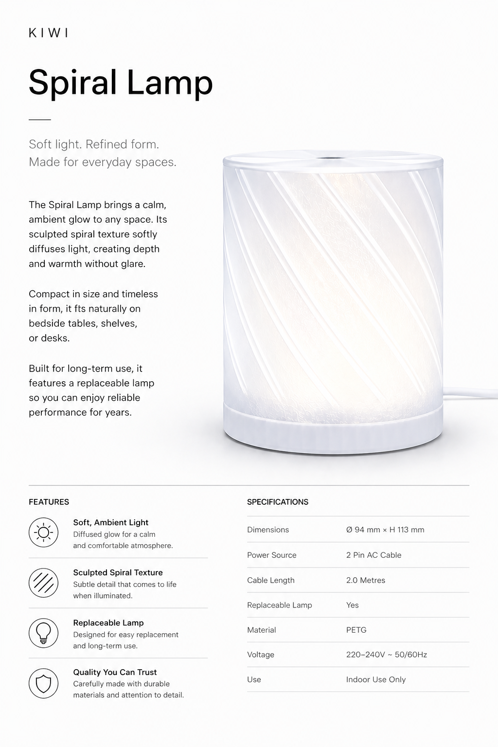 Spiral Lamp